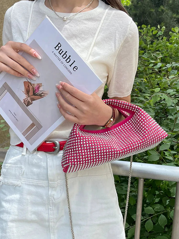 Silver Rivets Suede Hobos Tote Handbags and Purses Women Dumplings Shoulder Crossbody Bags New Trendy Messenger Travel Bag
