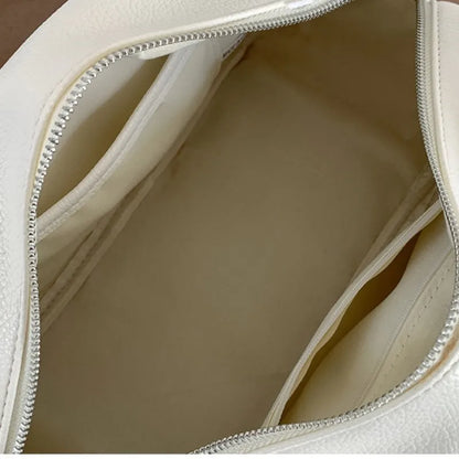 Soft PU Leather Shoulder Bags Women New Winter Fashion Retro Large Capacity Underarm Bag Trend Simple Tote Bag Handbags