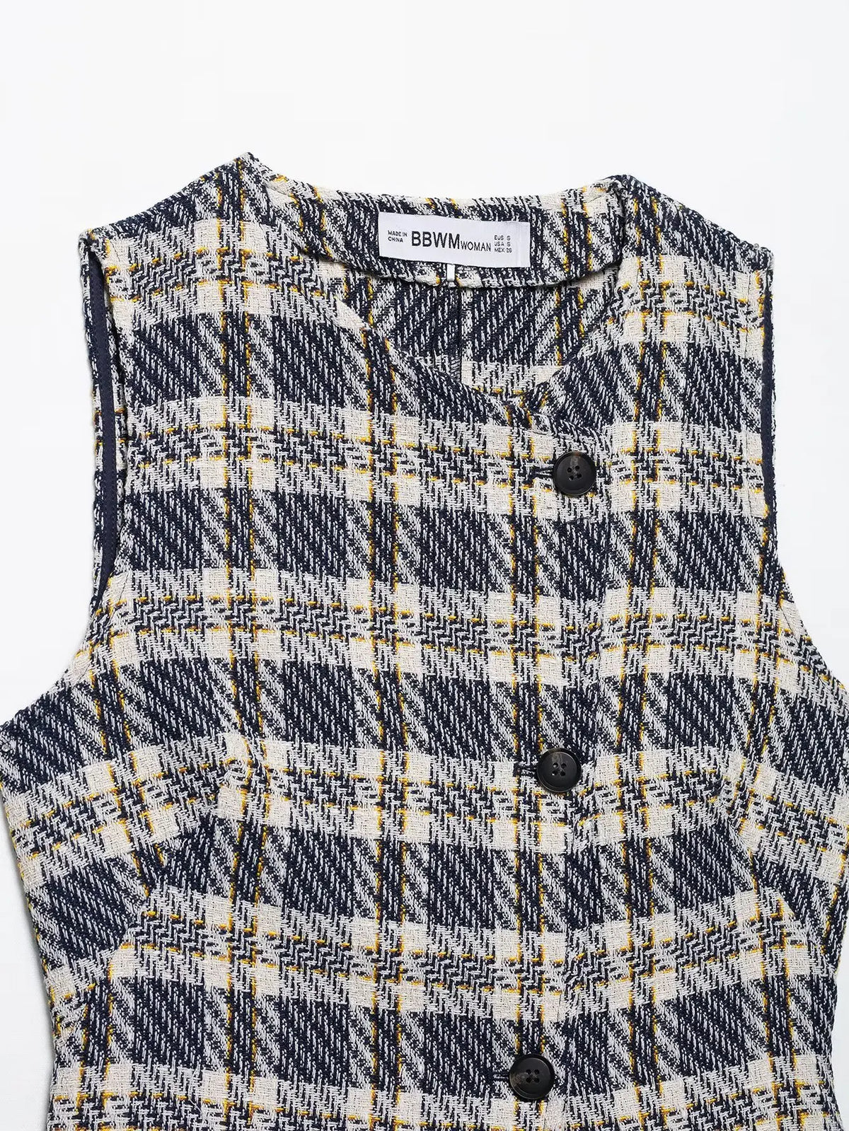 Women Retro Plaid Pleated Culottes Sets Lady Casual Sleeveless Single Breasted Slim Short Vest Suit 2026 Daily Commute Outfits