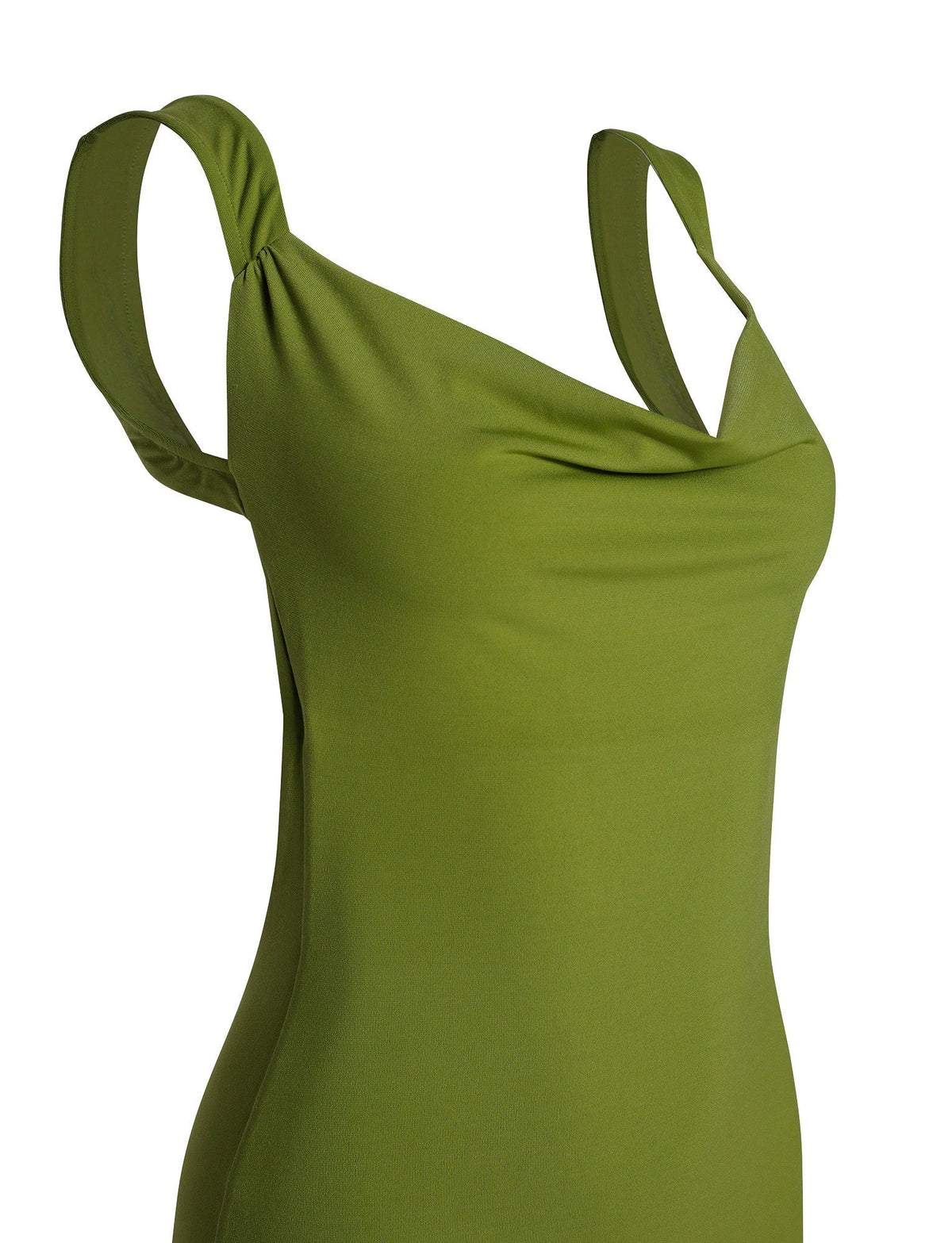 Backless Wide Strap Bodycon Maxi Dress