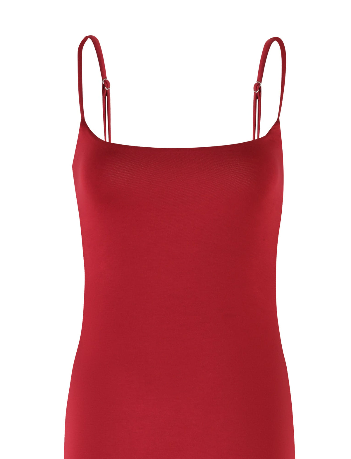Spaghetti Strap Square Neck Bodycon Maxi Dress