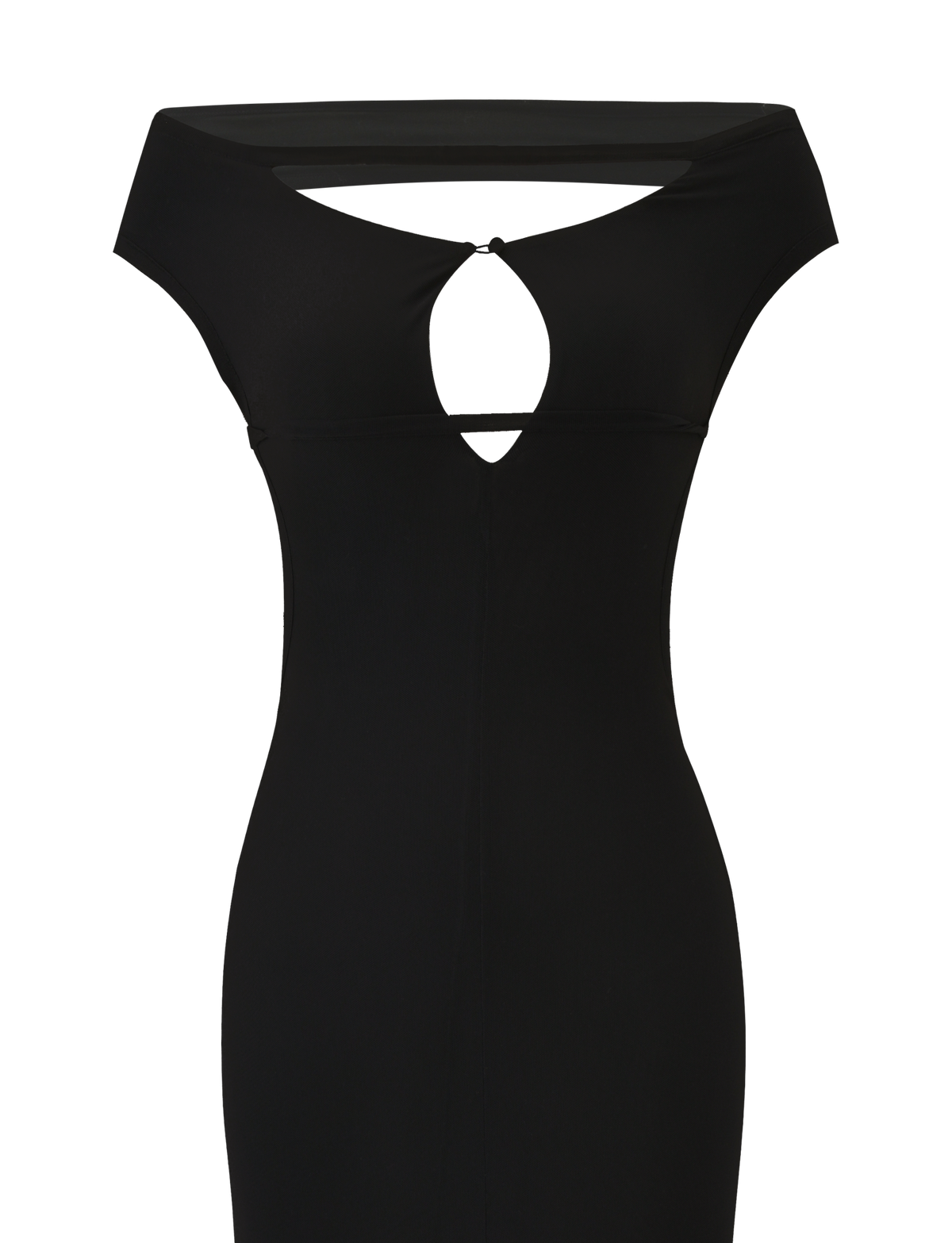 Bandeau Keyhole Cutout Side Cutout Mermaid Hem Maxi Gown
