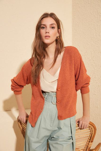 Trendyol Button Detail Cardigan