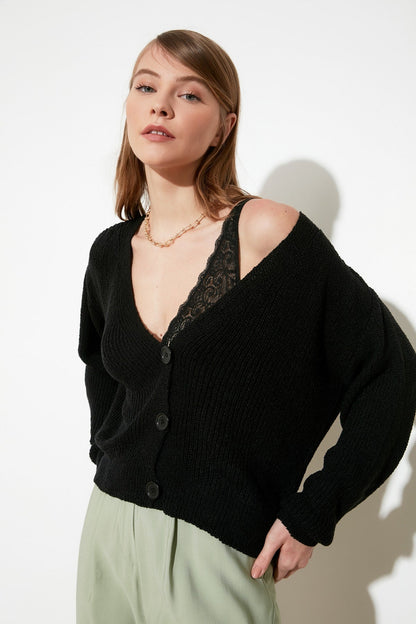 Trendyol Button Detail Cardigan