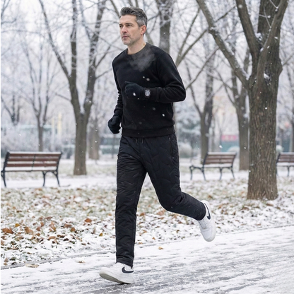Unisex Fleece-Lined Winter Joggers