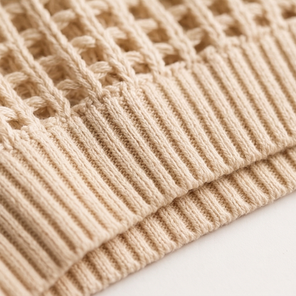 Breezy Open Weave Knit Top