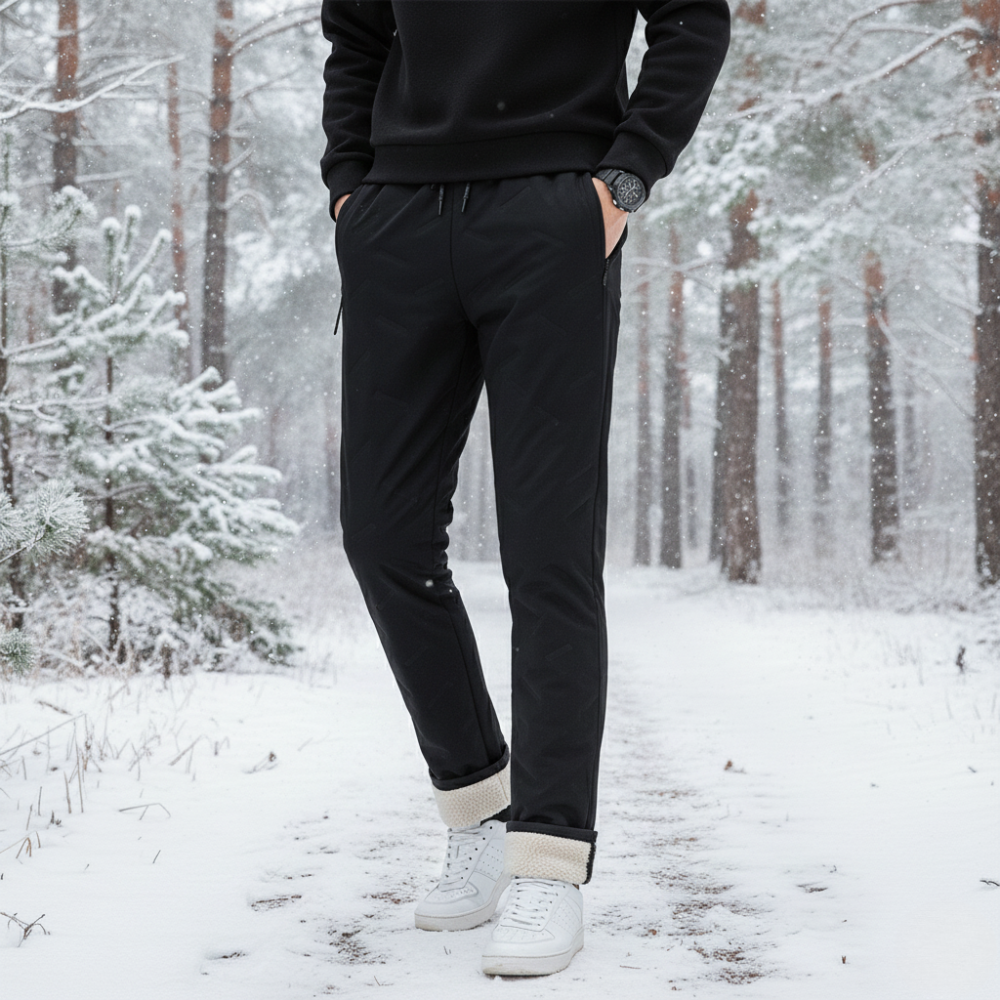 Unisex Fleece-Lined Winter Joggers