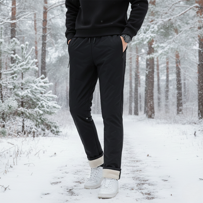 Unisex Fleece-Lined Winter Joggers