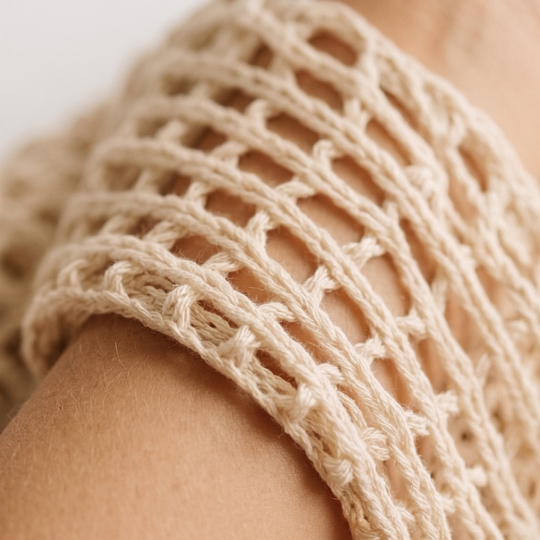 Breezy Open Weave Knit Top