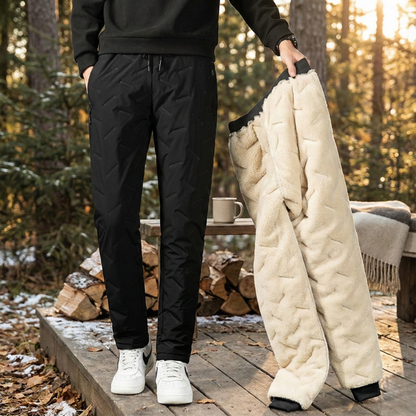 Unisex Fleece-Lined Winter Joggers