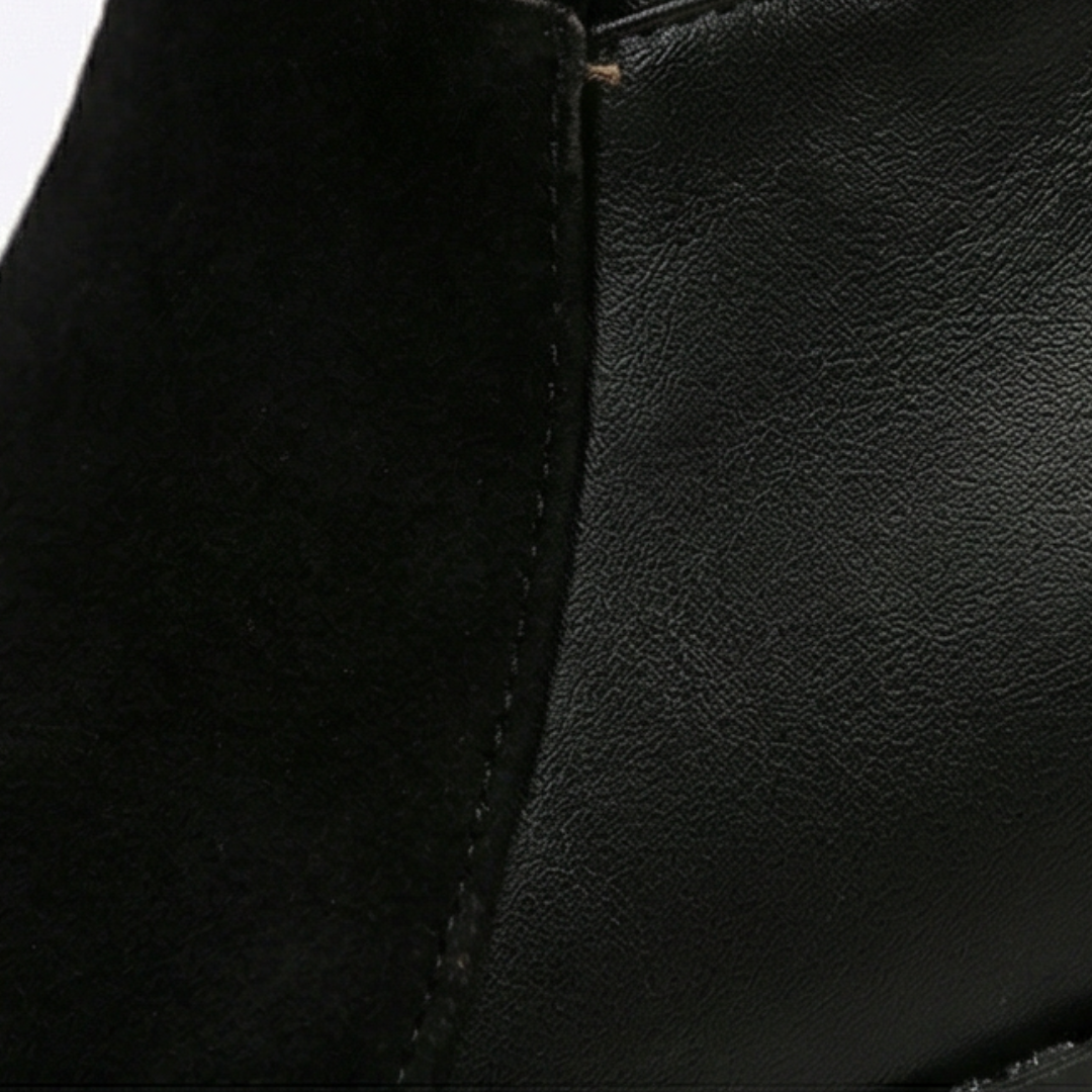 Women's fleece lined knee high winter boots