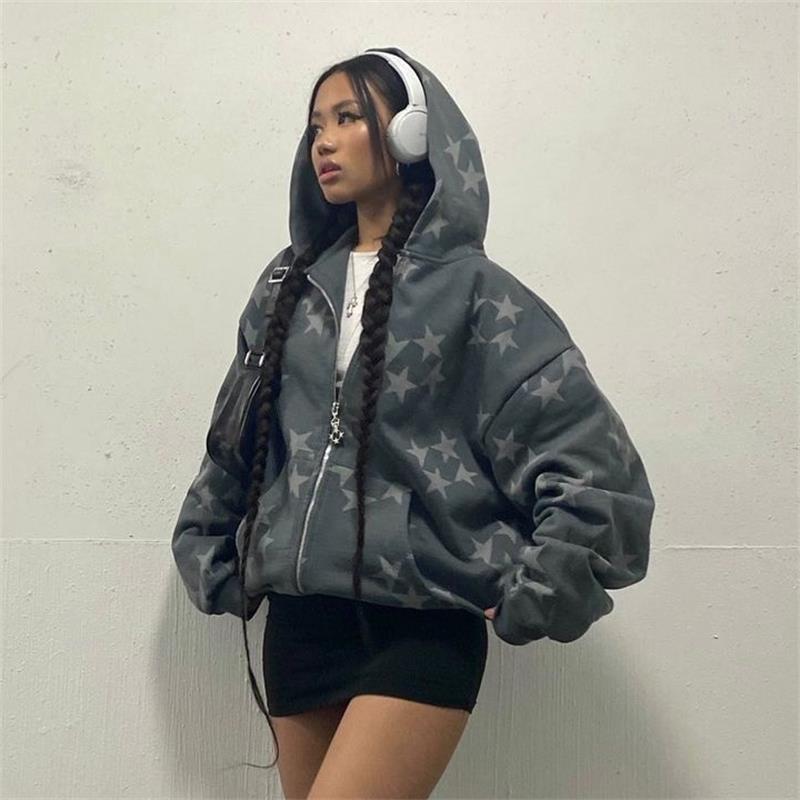 Vintage Star Graphic Hoodies