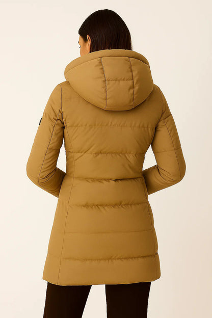 Nora Hooded Longline Puffer Jacket