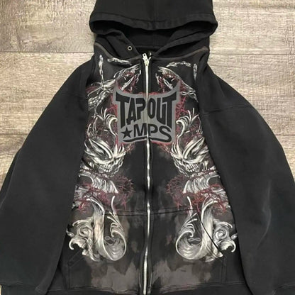 Tapout Graphic Oversized Hoodie