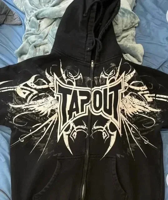 Tapout Graphic Oversized Hoodie