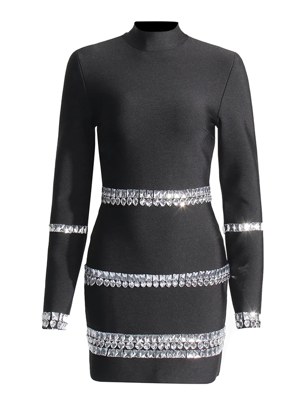 Strapless Side Gathered Bodycon Mini Dress