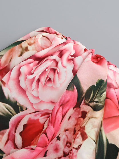 One Sleeve Draped Cutout Maxi Dress