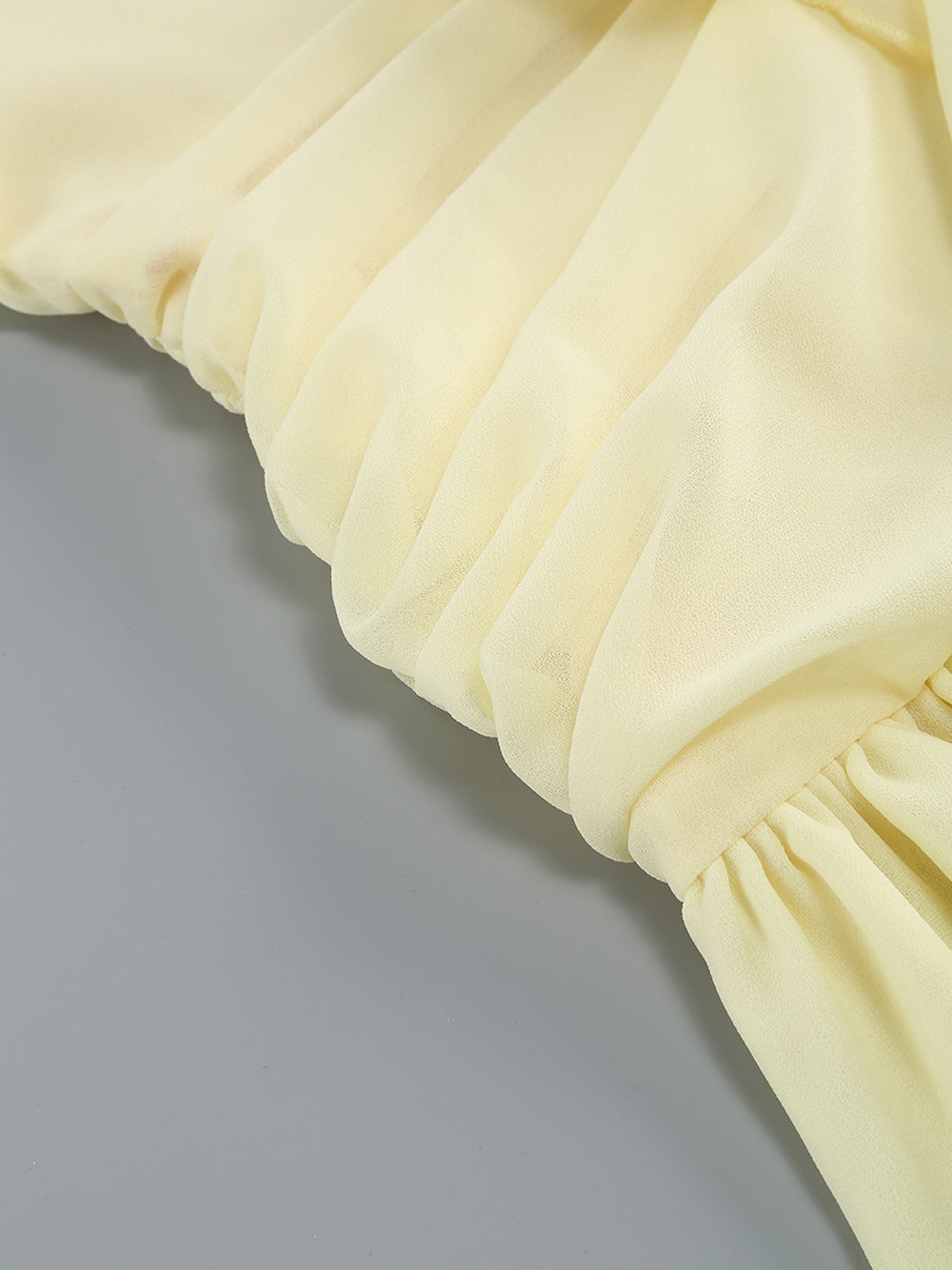 Halter Neck Ruffle Trim 3D Rosette Waist Tiered Flare Mini Dress