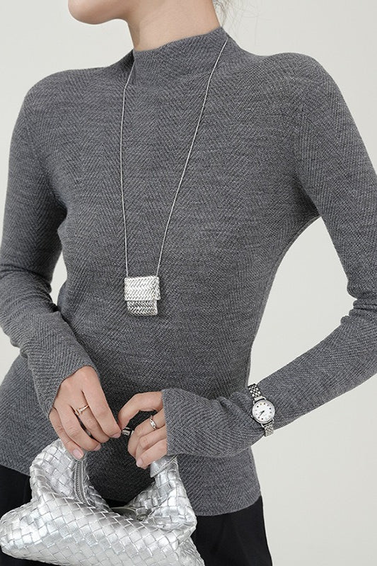 Seamless Fine Gauge Knit Top