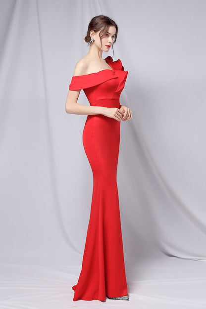 Off Shoulder Mermaid Maxi Dress