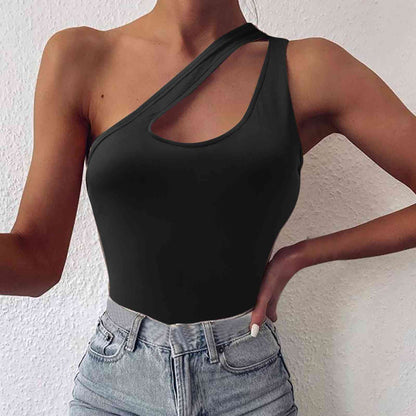 One Cutout Cami Shoulder Top