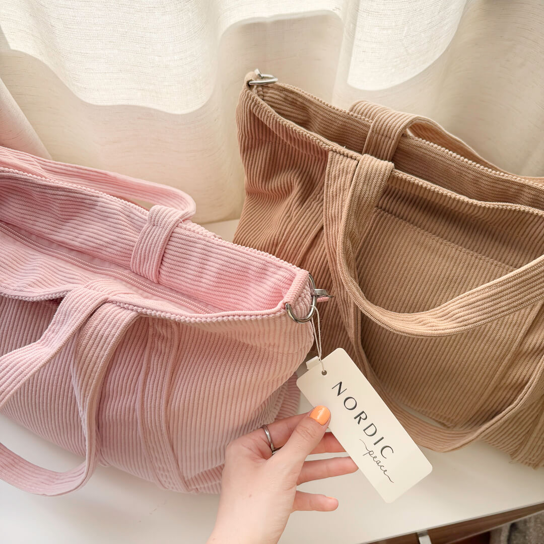 Rosie Corduroy Tote Bag