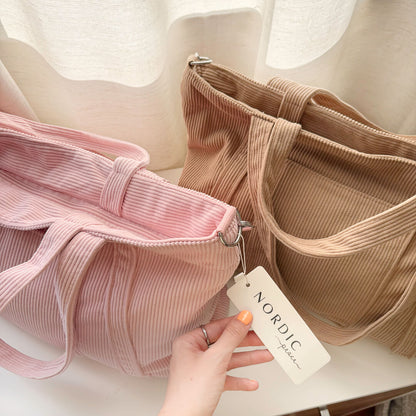 Rosie Corduroy Tote Bag