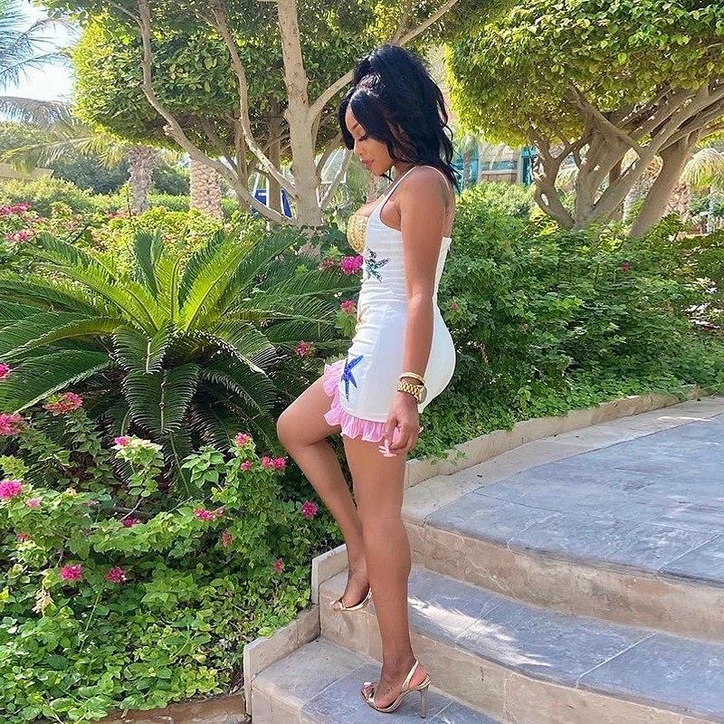 Strapless Sequin A-Line Mini Dress