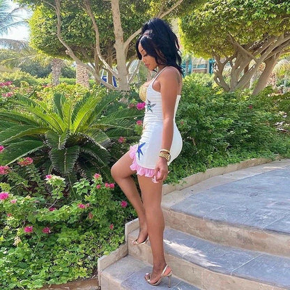 Strapless Sequin A-Line Mini Dress