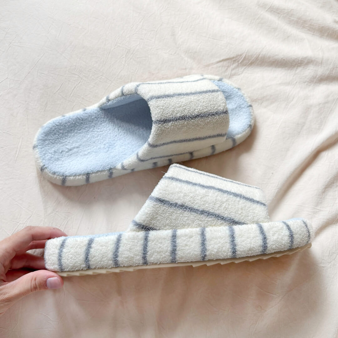 Aria Striped House Slippers