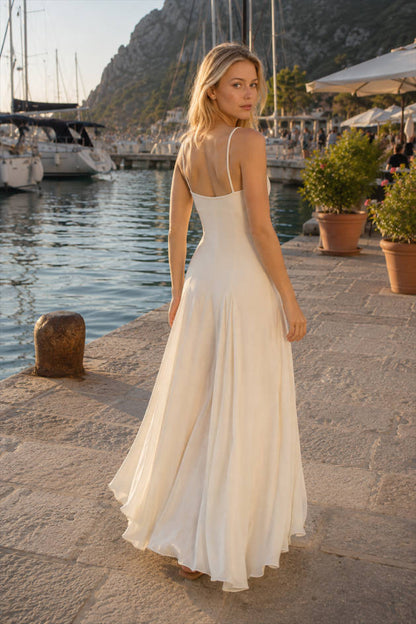 Big Swing Solid Cami Maxi Dress