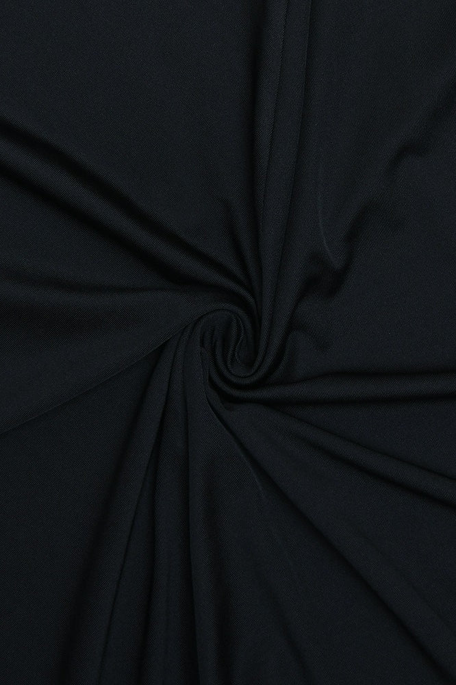 Halter Mesh Panel Maxi Dress