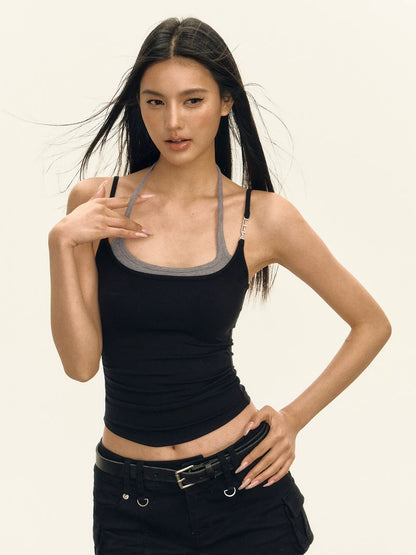 Basic Layered Tank Casual Top