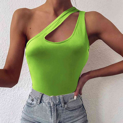 One Cutout Cami Shoulder Top