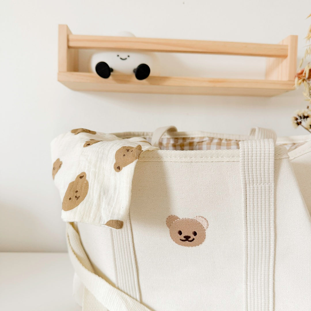 Baby Bear Diaper Tote Bag