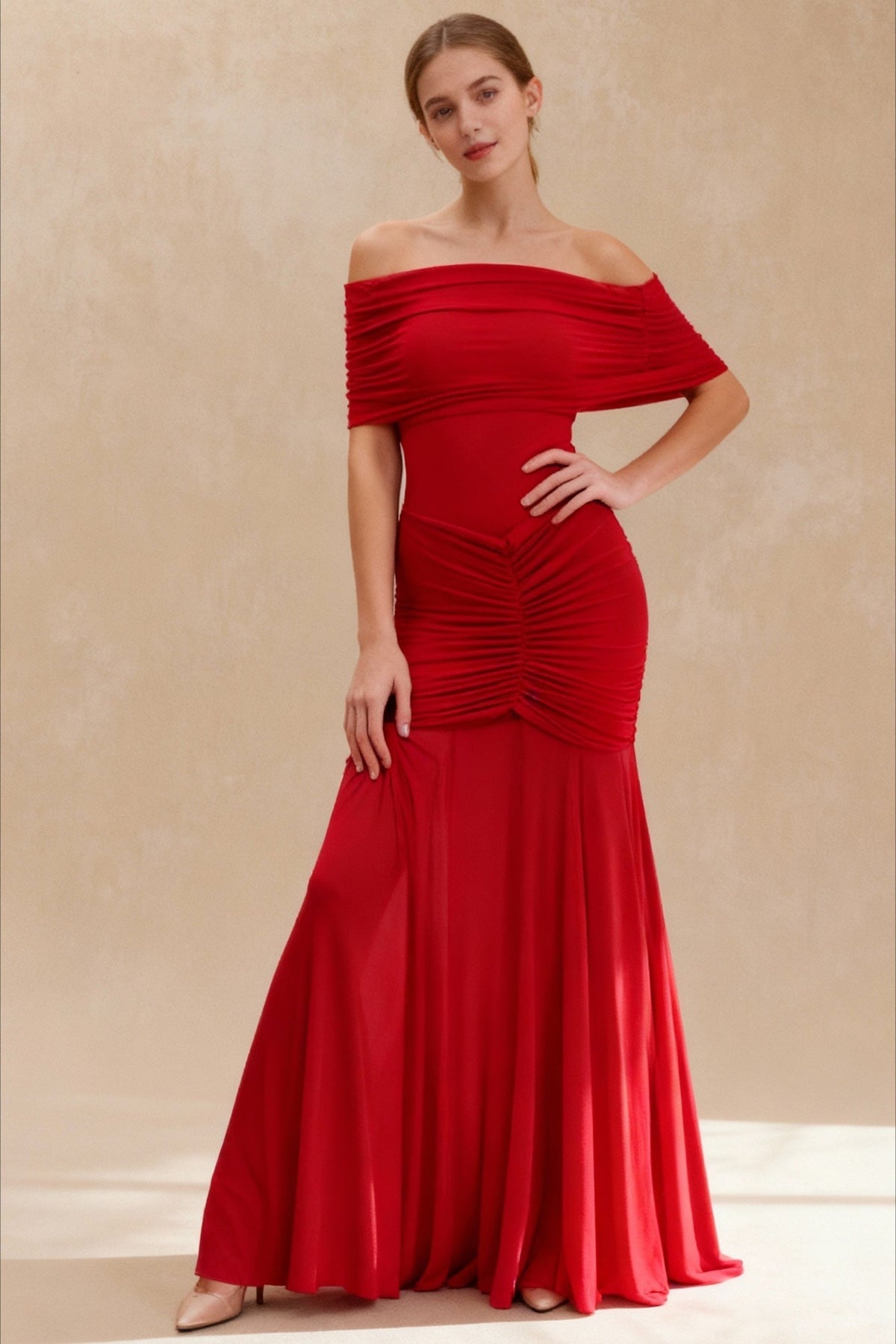 Mesh Panel Strapless Elegant Bodycon Party Dress
