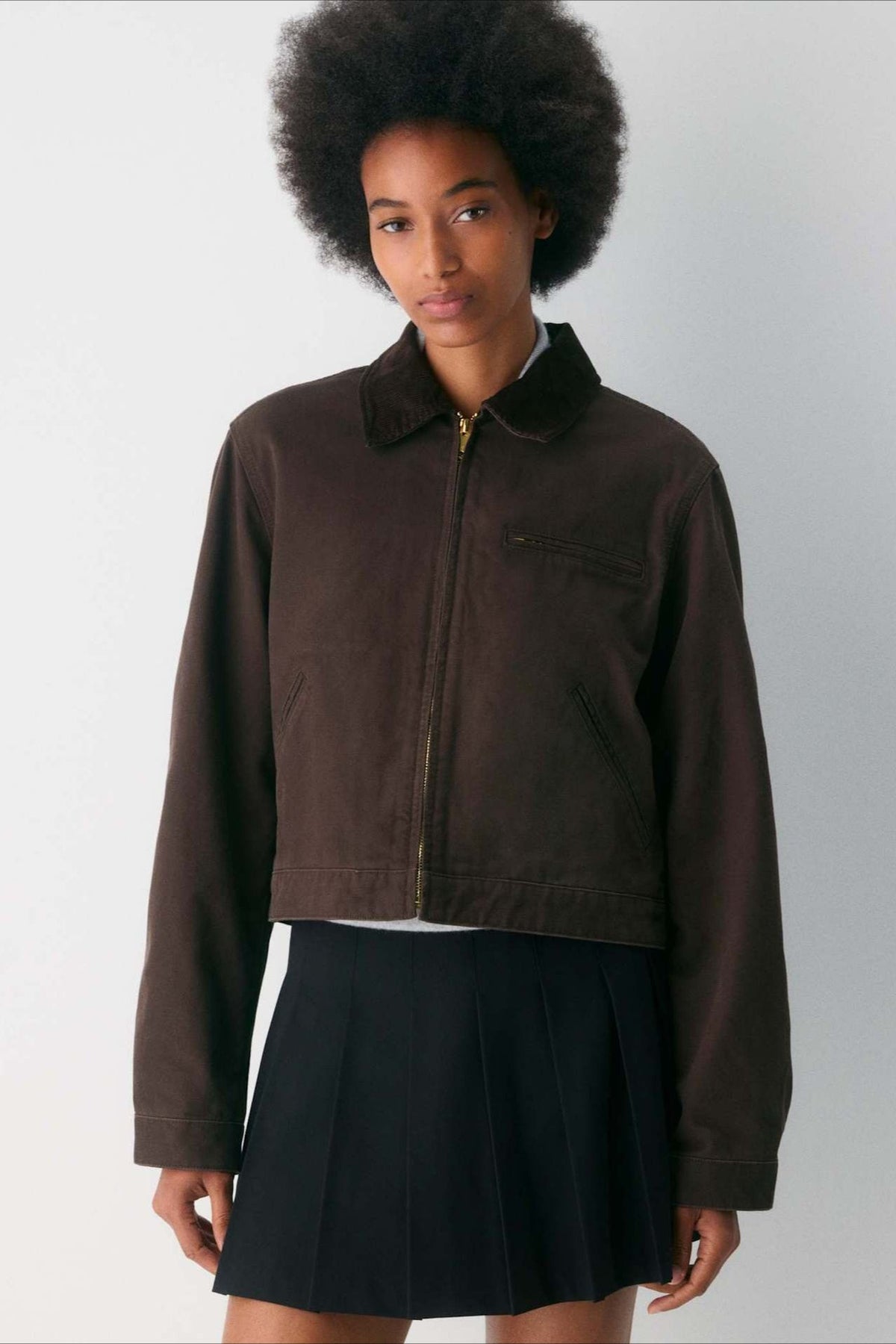 American Vintage Utility Cropped Coat