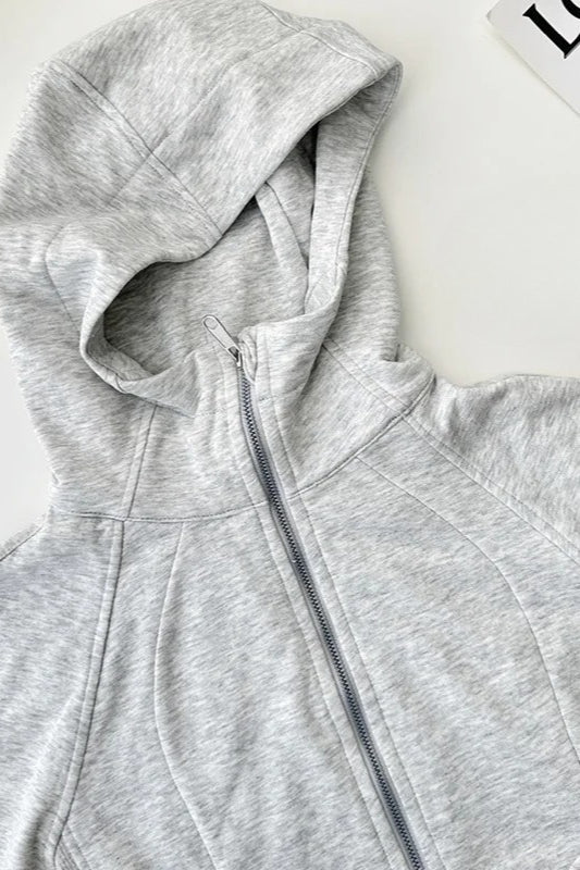 Solid Pullover Basic Hoodie