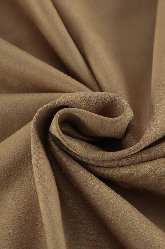 Khaki Suede Work Jacket