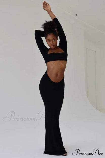 Black Grande Stylish Finale Gown