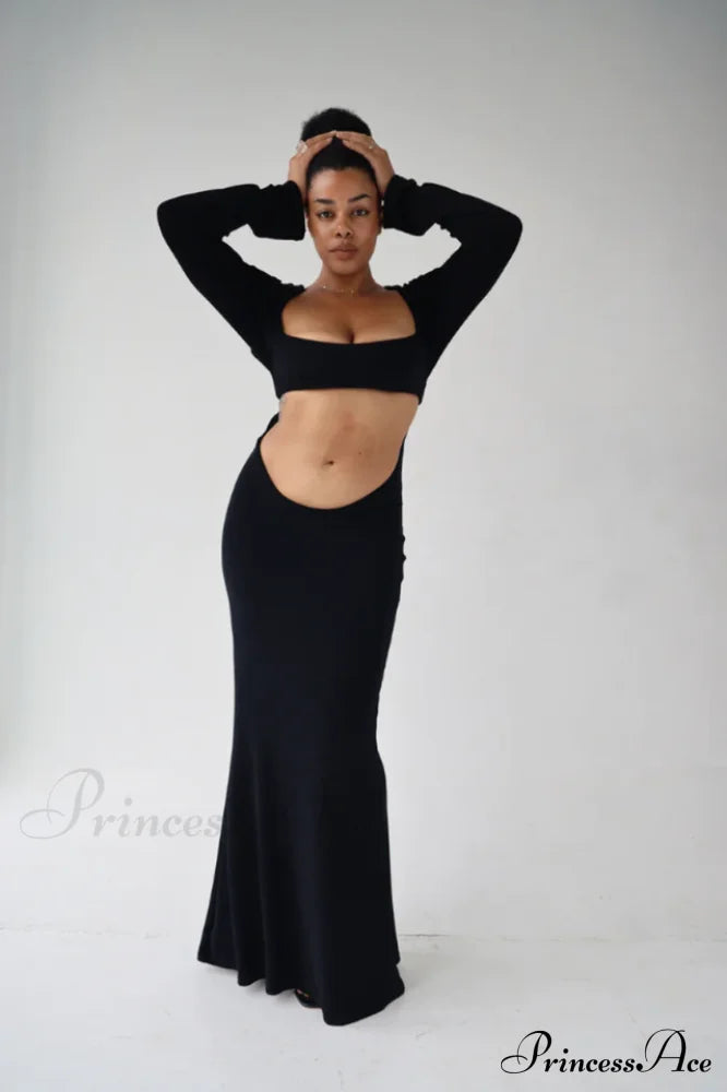 Black Grande Stylish Finale Gown