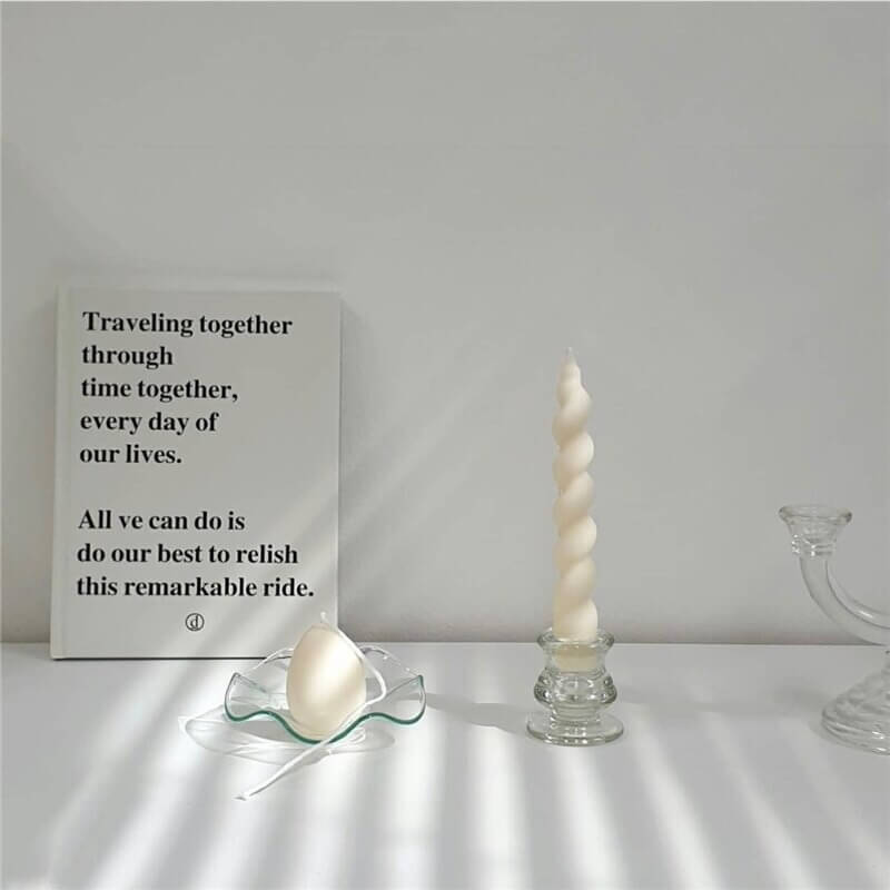 Ema Spiral Twist Soy Wax Candles