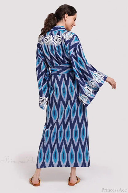 Brigitte One Of A Kind Ikat Maxi Kimono