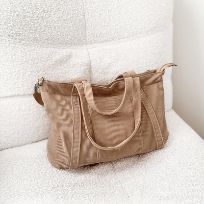 Rosie Corduroy Tote Bag