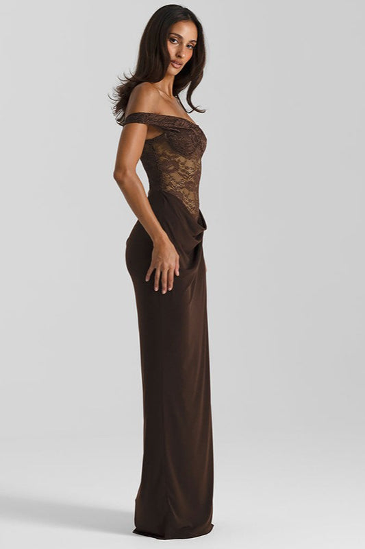 Lace Panel Bodycon Dress