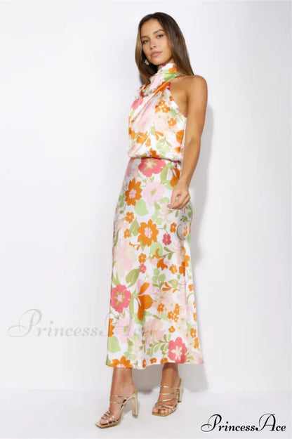 Caamara Elegant Midi Dress