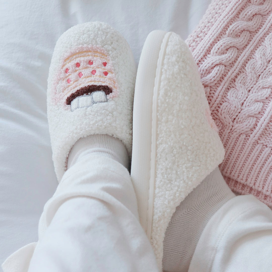 Candy Cane Christmas Slippers