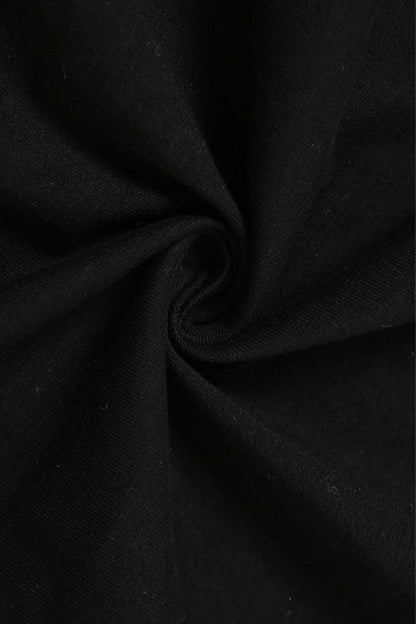 Solid Open Back Fitted T-Shirt
