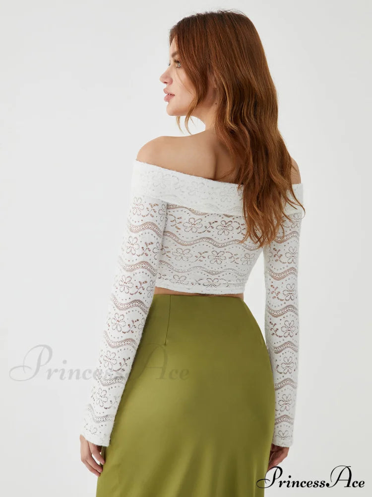 Cold Shoulder Graceful Knitted Blouse