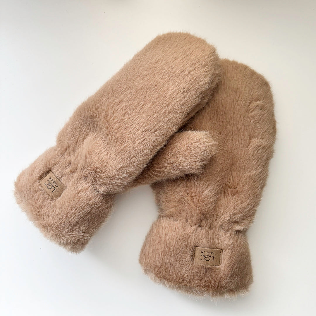 Nordic Plush Mittens